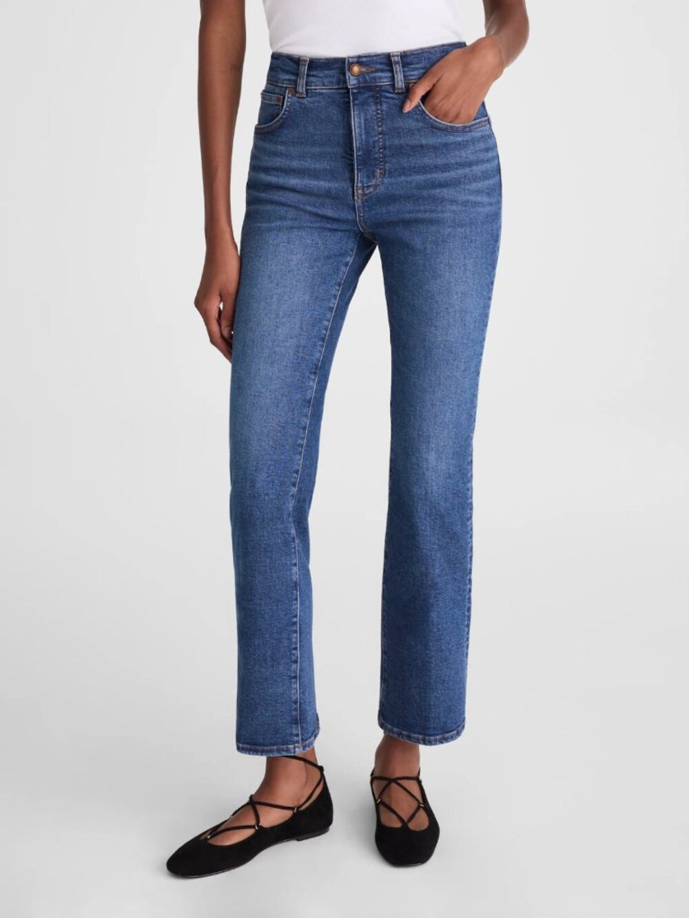 Madewell NWT Vintage Flare Crop Jean in Larkwood Wash Size 28